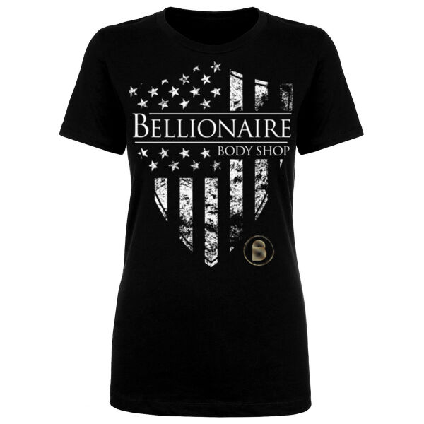 SHIELD FLAG - WOMEN'S FITTED T-SHIRT - $K7AQYU$ Thumbnail