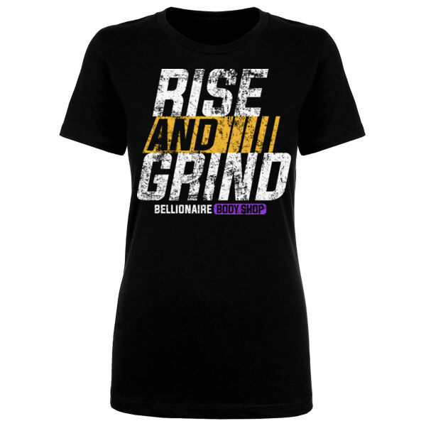 RISE AND GRIND - WOMEN'S FITTED T-SHIRT - $ZEPNVJ$ Thumbnail