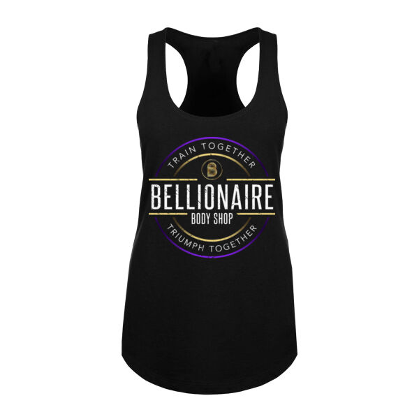 FULL COLOR CIRCLE BADGE - WOMEN'S FITTED TANK TOP - $C17SMG$ Thumbnail